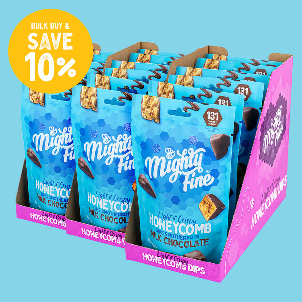 Milk Chocolate Honeycomb Dips 6 x 90g pouches