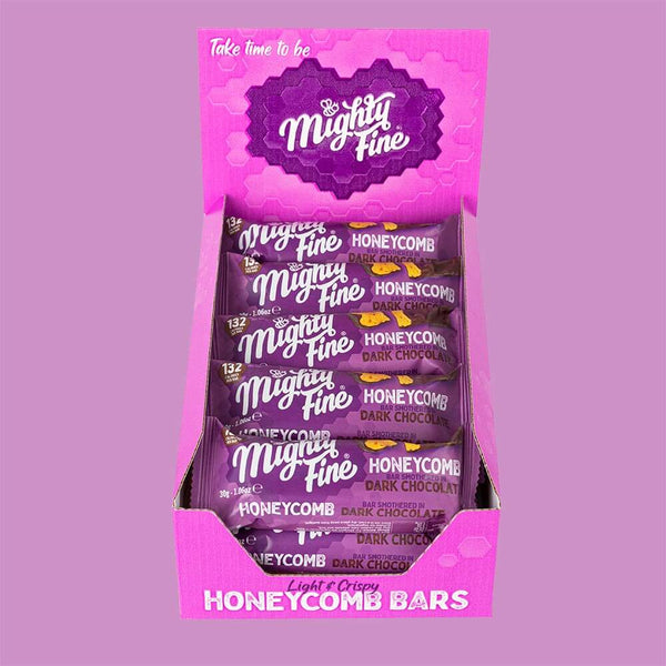 Dark Chocolate Honeycomb Bars 15 x 30g